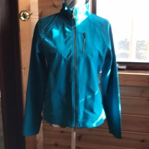 EUC light weight turquoise Marmot jacket